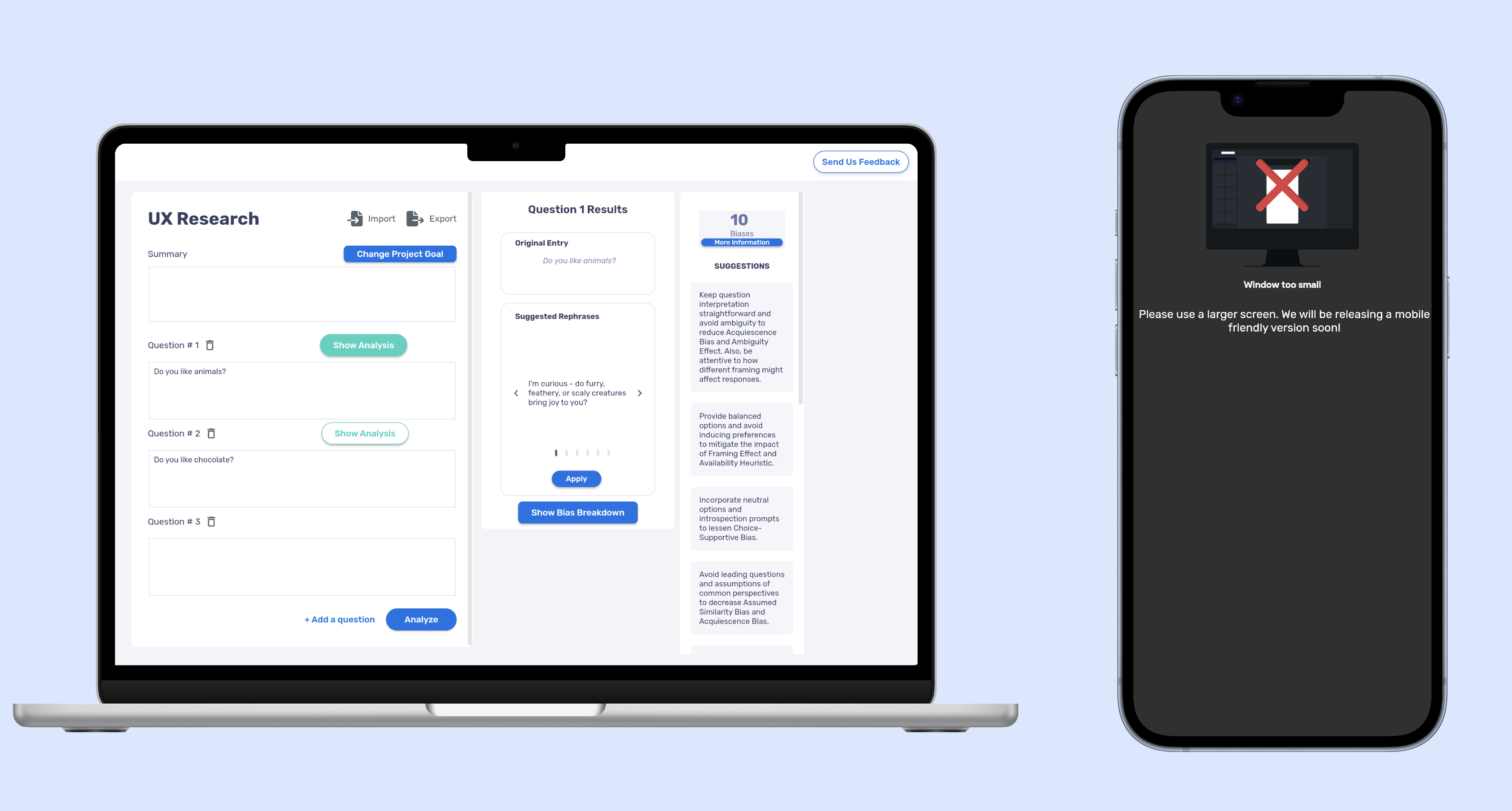Web App Redesign Mockup